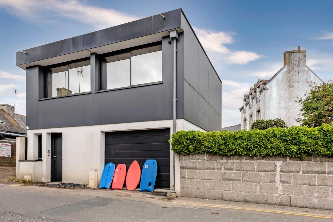 Studio Vue Mer 15M De La Plage Plobannalec 外观 照片